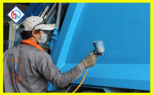Sơn Toàn Bộ Xe Tải Fuso