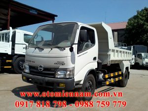 Xe Tải Hino WU342L Ben Tự Đổ 3,5 Tấn 2017