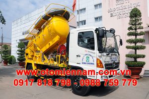 Xe Hút Bùn Và Thông Cống Hino FG8JJSB 4.5 Khối
