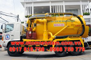 Xe Hút Bùn Hino FM8JNSA 11 Khối
